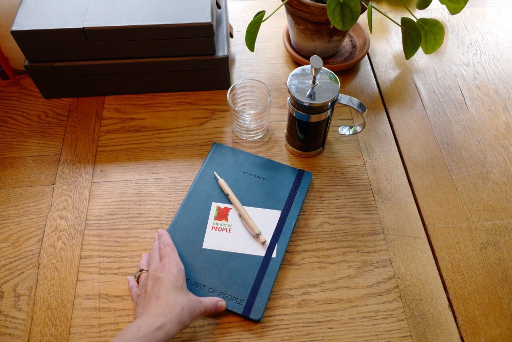 Je krijgt een luxe notebook van Legami om aantekeningen tijdens het coachtraject te maken.
